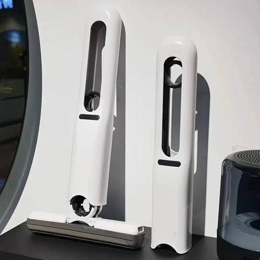 Casa Edge Portable Mini Squeeze Mop | Hands-Free Desktop & Kitchen Cleaner