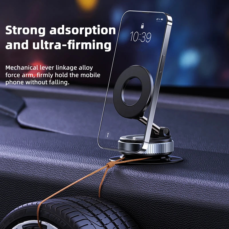Casa Edge Magnetic Phone Holder | 360° Multi-Axis Adjustable Car & Desk Mount