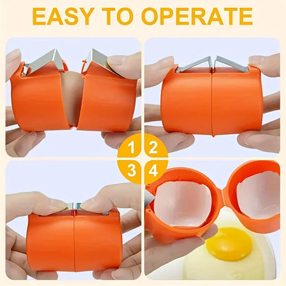 Casa edge Egg Shell Topper & Separator Tool – Stainless Steel Kitchen Opener