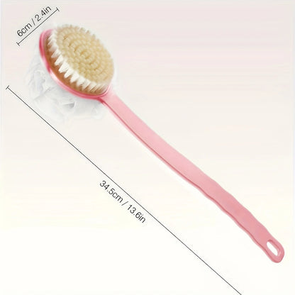 Casa Edge Long-Handle Body Scrubber & Exfoliating Brush