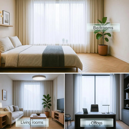 Casa Edge Smart Electric Curtain Motor & Opener | Automatic Remote Control Robot