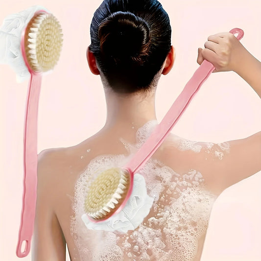 Casa Edge Long-Handle Body Scrubber & Exfoliating Brush