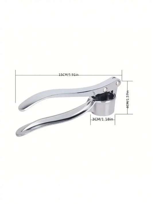 Casa Edge Rocker Garlic Press & Crusher (1pc) | Stainless Steel Kitchen Gadget