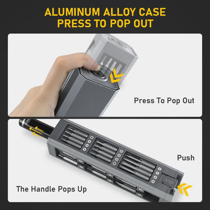 Casa Edge 5-Speed Electric Precision Screwdriver Set | Rechargeable DIY & Electronics Repair Tool